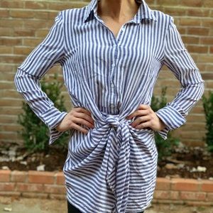 Striped wrap Blouse